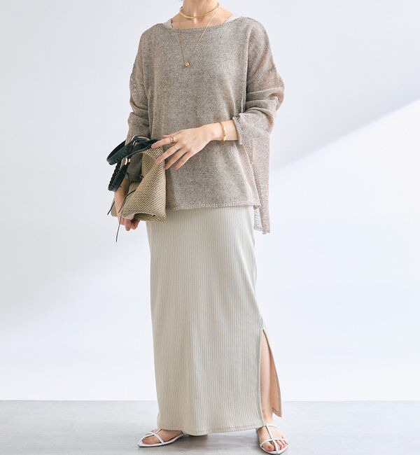  「メランジルーズニット」|ニット・セーター|