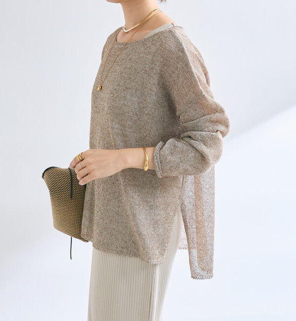  「メランジルーズニット」|ニット・セーター|