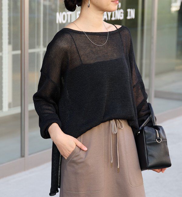  「メランジルーズニット」|ニット・セーター|