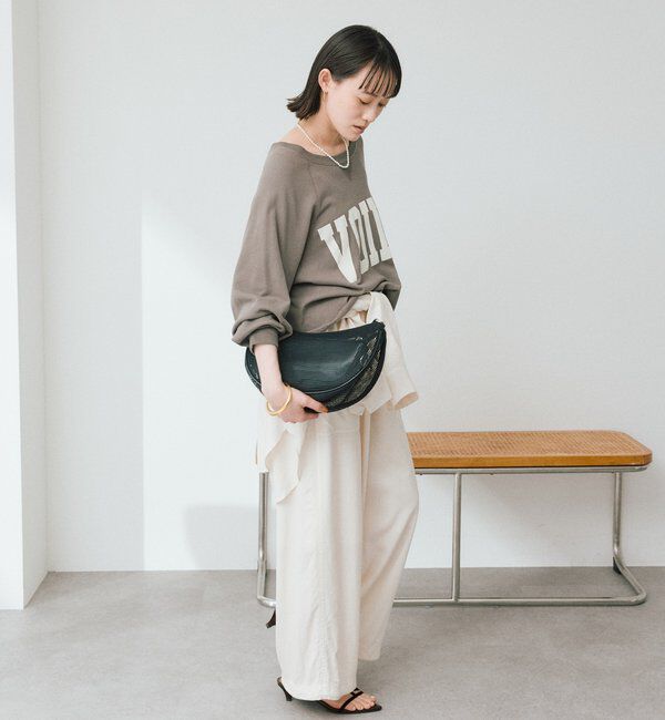  「【Yossshiiii企画】ワイドロゴカットオフスエット」|Tシャツ・カットソー|