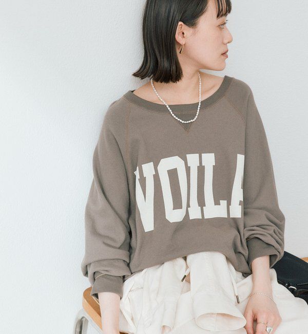  「【Yossshiiii企画】ワイドロゴカットオフスエット」|Tシャツ・カットソー|