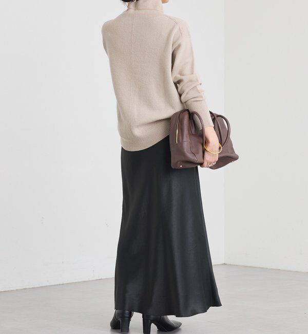  「【5色展開/万能トップス】ウール100NEWボトルネックニット」|ニット・セーター|