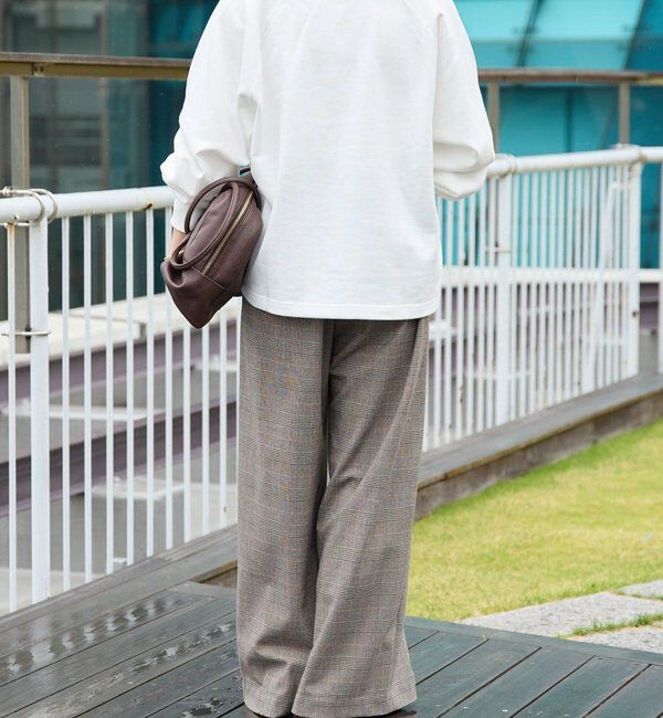  「【新色追加/抜け感◎】ハーフZIPスウェット」|Tシャツ・カットソー|