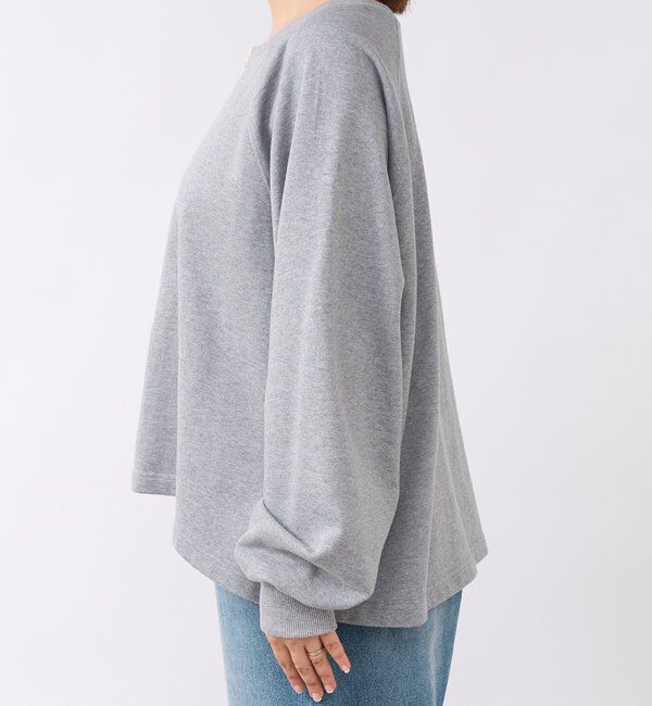  「【新色追加/抜け感◎】ハーフZIPスウェット」|Tシャツ・カットソー|