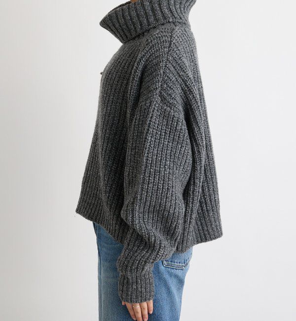  「【MONN.:.(モン)】タートルネックニット」|ニット・セーター|