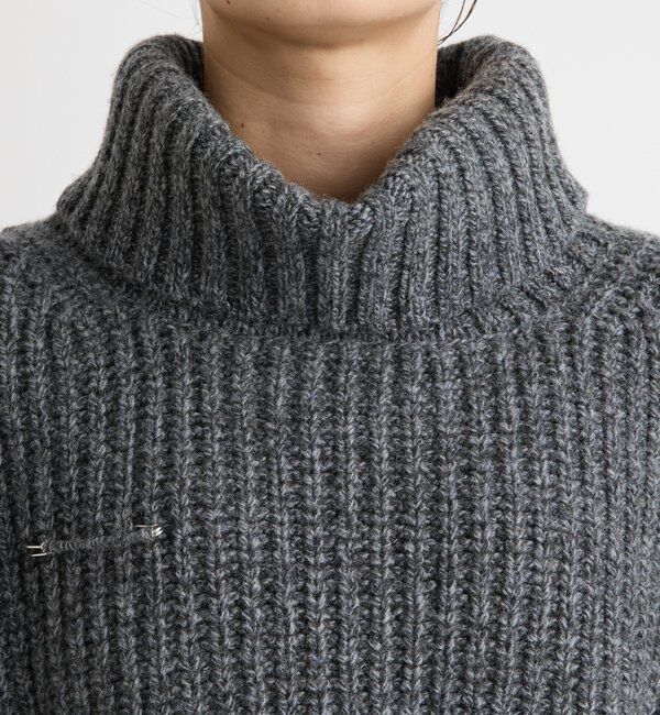  「【MONN.:.(モン)】タートルネックニット」|ニット・セーター|