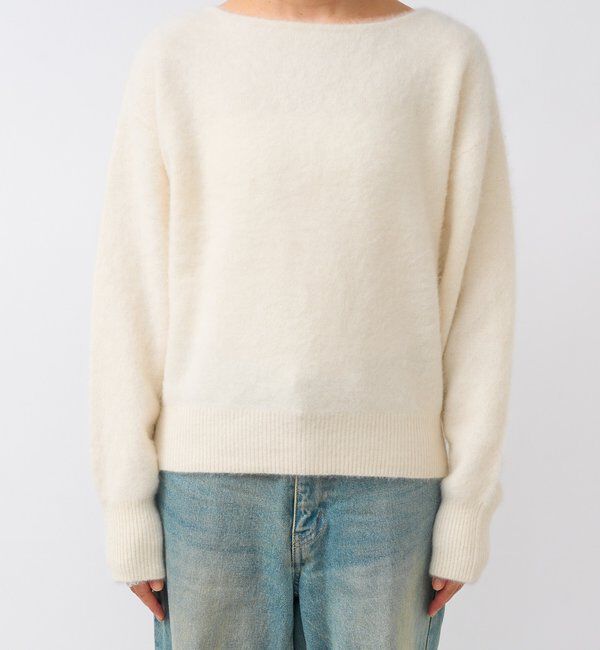  「【最高気温5度の寒い日に！/リバイバル】ファーヤーン2WAYニット」|ニット・セーター|