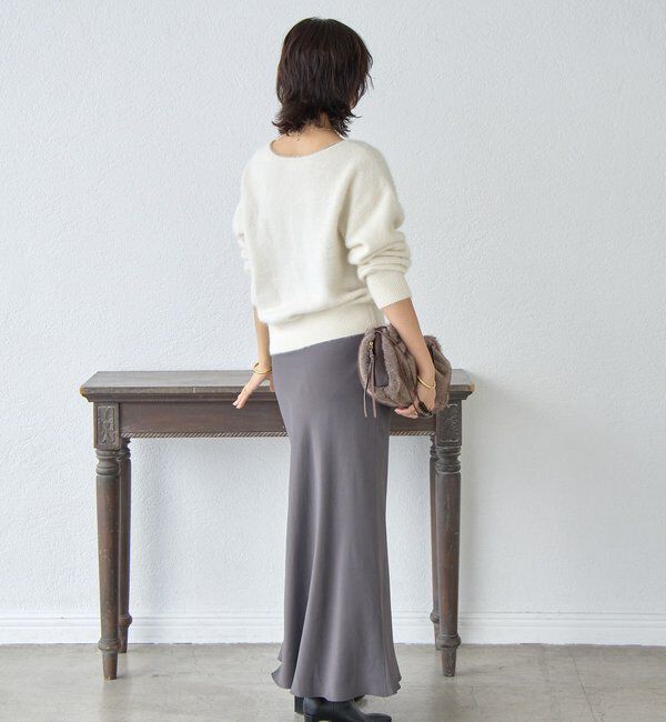  「【最高気温5度の寒い日に！/リバイバル】ファーヤーン2WAYニット」|ニット・セーター|