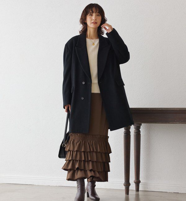  「【最高気温5度の寒い日に！/リバイバル】ファーヤーン2WAYニット」|ニット・セーター|