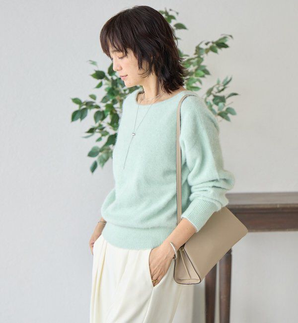  「【最高気温5度の寒い日に！/リバイバル】ファーヤーン2WAYニット」|ニット・セーター|