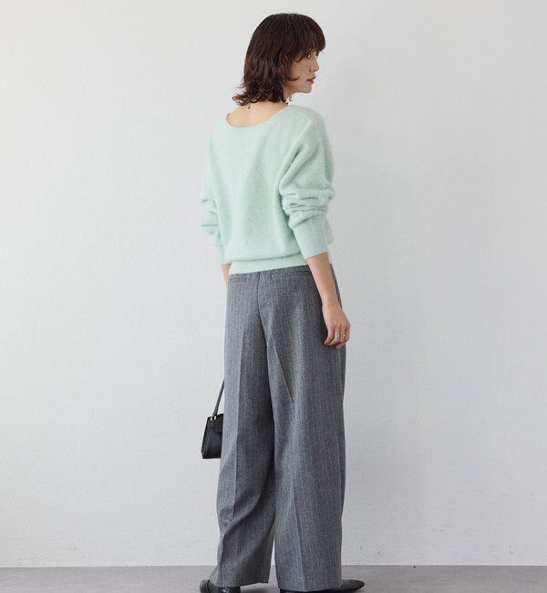  「【最高気温5度の寒い日に！/リバイバル】ファーヤーン2WAYニット」|ニット・セーター|