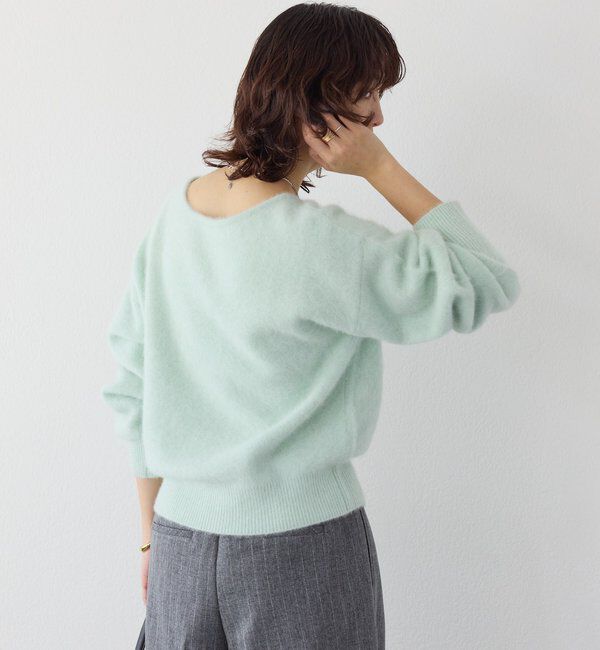  「【最高気温5度の寒い日に！/リバイバル】ファーヤーン2WAYニット」|ニット・セーター|