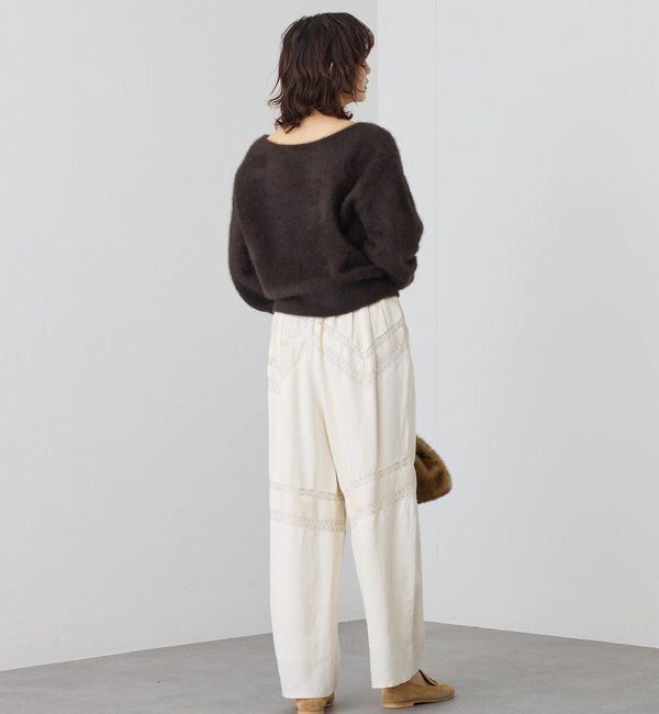  「【最高気温5度の寒い日に！/リバイバル】ファーヤーン2WAYニット」|ニット・セーター|