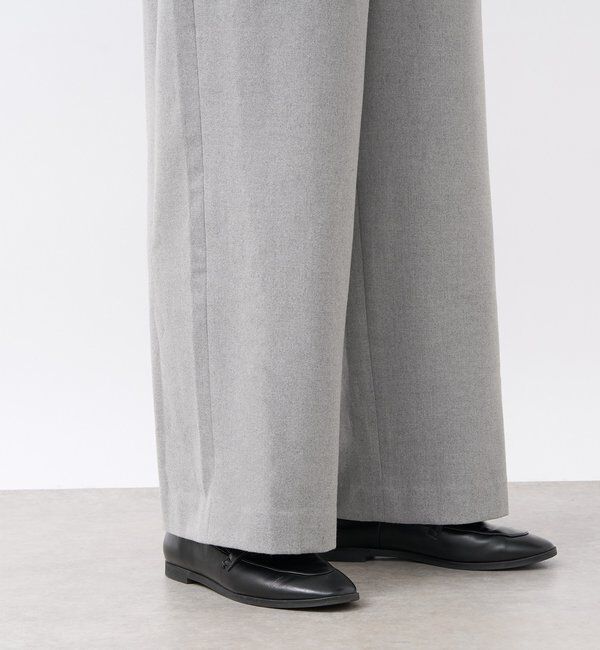  「【真冬まで暖か】両面起毛イージーストレートパンツ」|チノ|