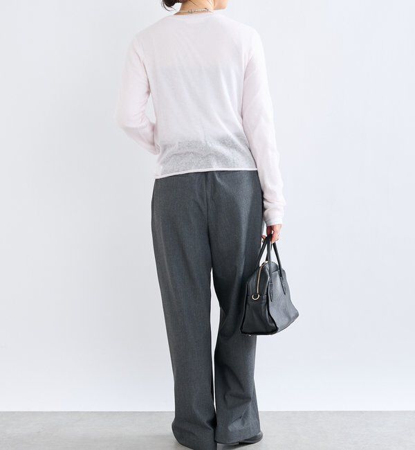  「【真冬もあたたか】裏起毛スラックスパンツ」|チノ|