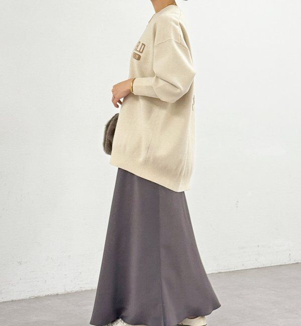  「【バックロゴが目を惹く】アスレチックロゴニット」|ニット・セーター|