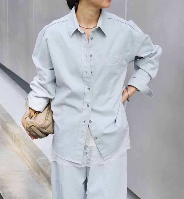  「【新色追加/鮮度抜群】レーストリムキャミソール」|シャツ・ブラウス|