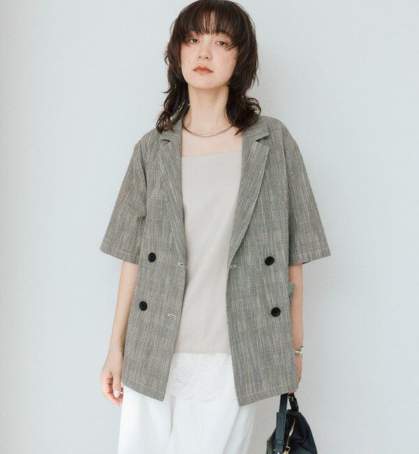  「【新色追加/鮮度抜群】レーストリムキャミソール」|シャツ・ブラウス|