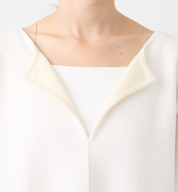  「【抜け感◎】キーネッククッションニット」|ニット・セーター|