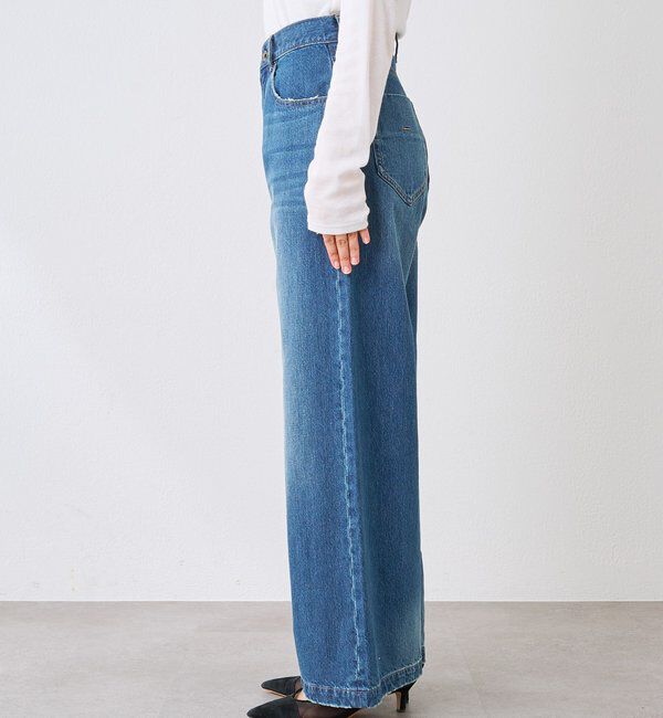  「【こなれ感抜群】ルーズフレアデニム」|デニム|