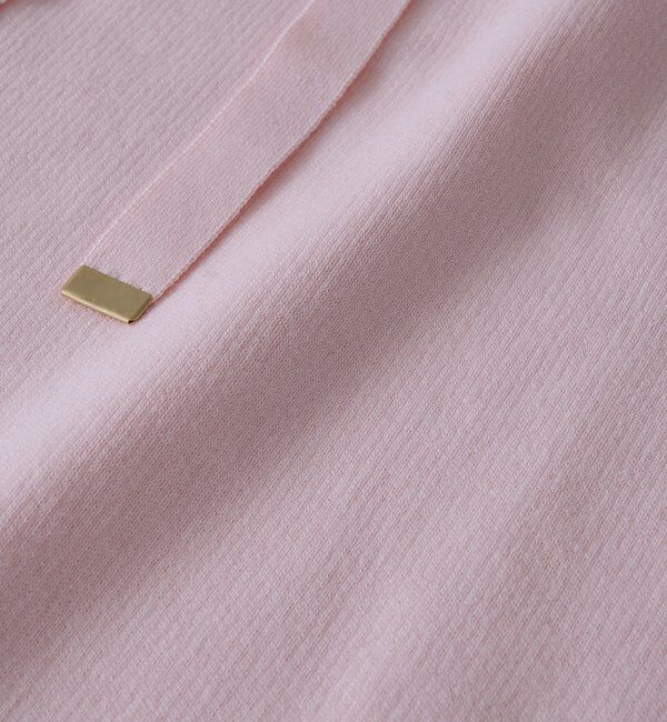  「【ロングシーズン活躍】スエットライクフーディニット」|ニット・セーター|