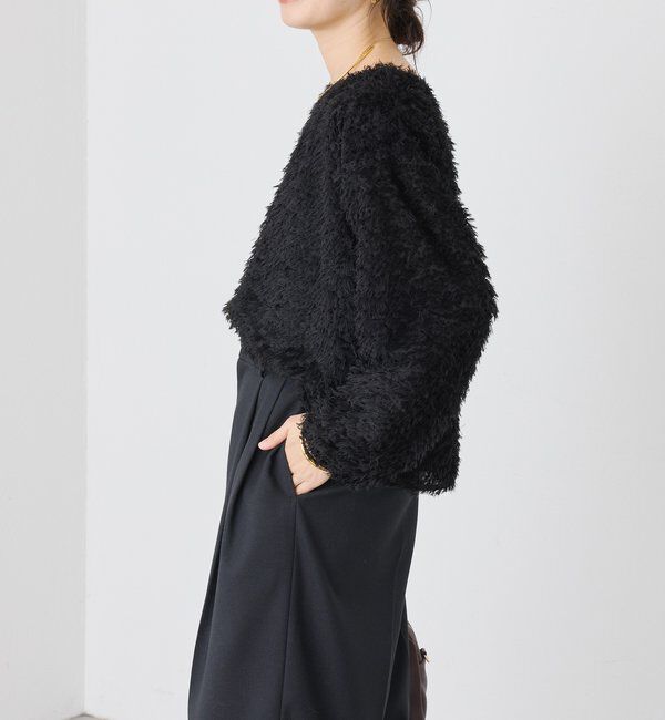  「【オケージョンにも】フェザージャガードブラウス」|シャツ・ブラウス|