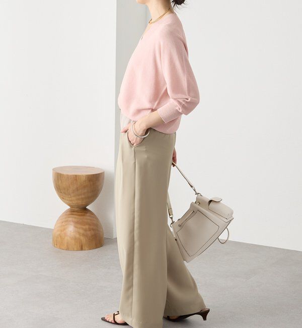  「【軽くしなやかな着心地】ライトギマバックボリュームニット」|ニット・セーター|