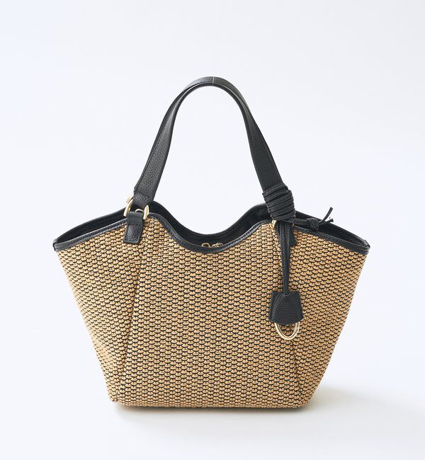  「予約【ショルダーストラップ付き】レザーパイピングミニトート」|クラッチバッグ|