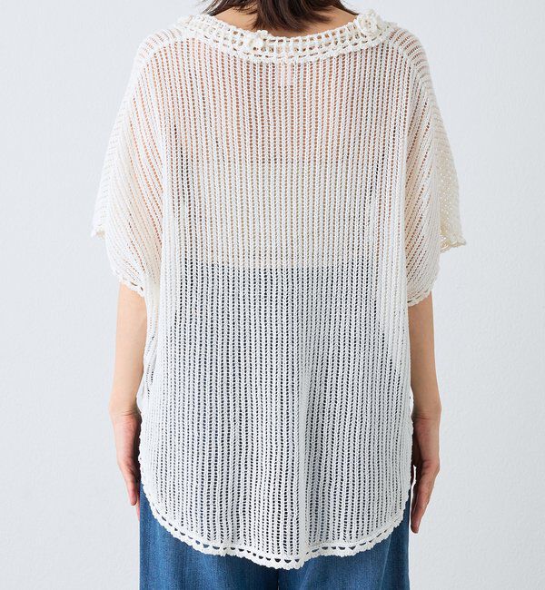  「【a Nice （ア ・ニース）】クロシェカラーニット」|ニット・セーター|