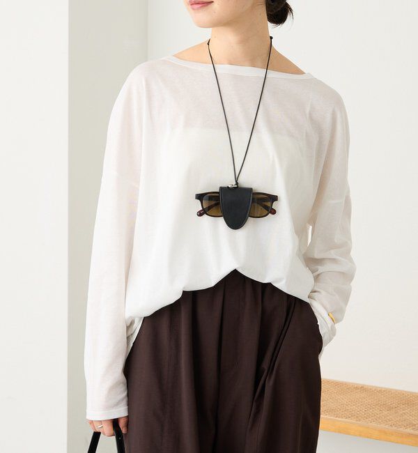  「予約【接触冷感/吸水速乾/ウオッシャブル】キュプラコットンオーバーサイズTee」|Tシャツ・カットソー|