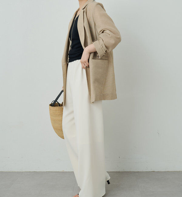  「【CHIKAコラボ】【美脚パンツ】ワイドドロストパンツ」|その他|