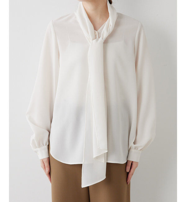  「フィネスボウタイブラウス2」|シャツ・ブラウス|