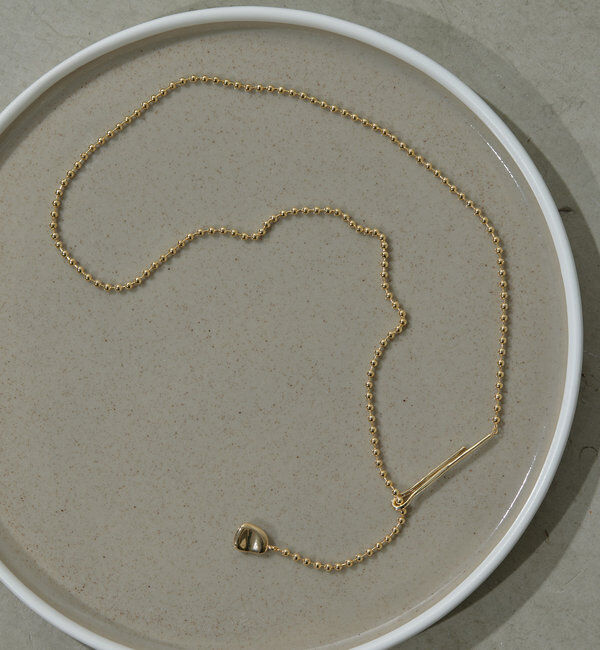  「ボールチェーンフックネックレス」|リング|
