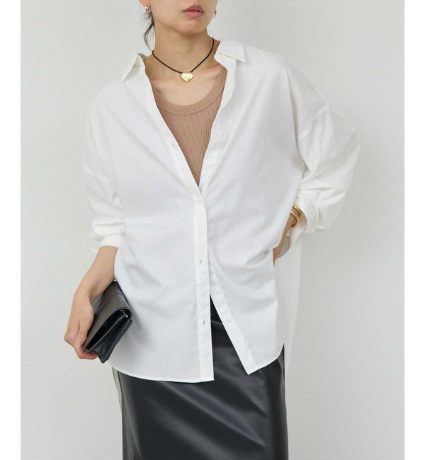  「【ルミネ限定カラーあり！】ツイルオーバーシャツ」|シャツ・ブラウス|