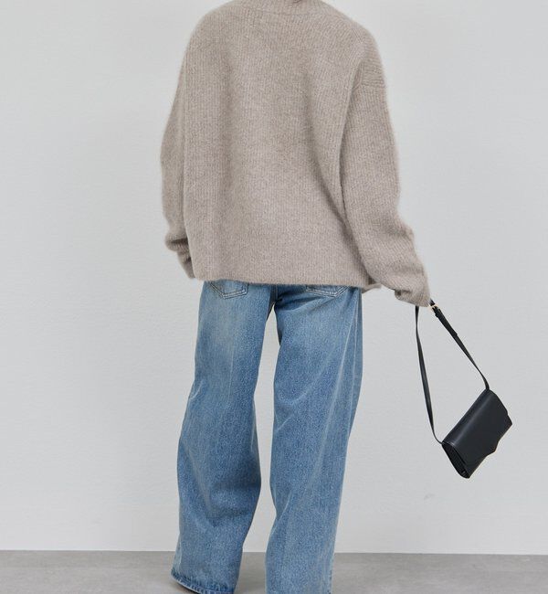  「ファーVネックカーディガン」|ニット・セーター|