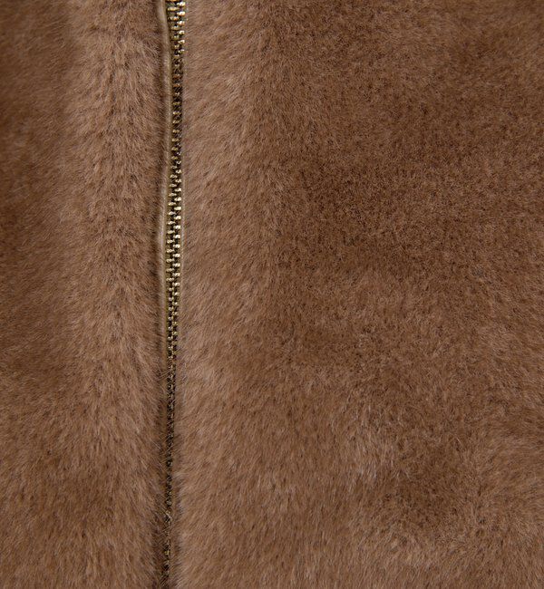  「【プラスワンで着映え！】フーディーファーベスト」|ベスト・ジレ|