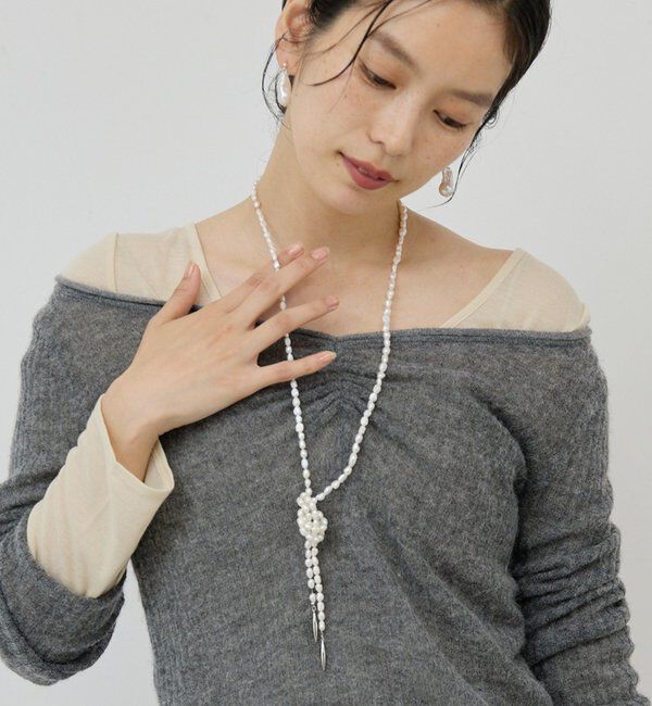  「【25th記念アイテム】【2.718】パールラリエッタネックレス」|リング|