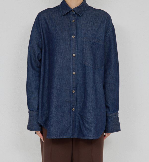  「バックフレアデニムシャツ」|シャツ・ブラウス|