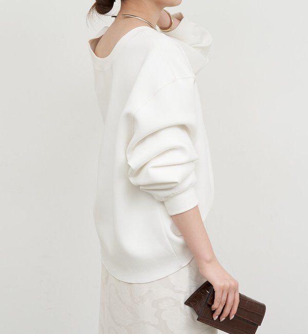  「【新色BR登場！】【大人のスウェット】ボートネックスウェット」|Tシャツ・カットソー|