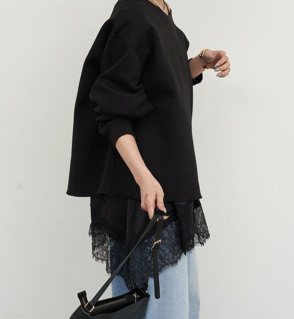  「【新色BR登場！】【大人のスウェット】ボートネックスウェット」|Tシャツ・カットソー|