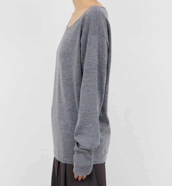  「【手洗い可】メリノウールニットプルオーバー」|ニット・セーター|