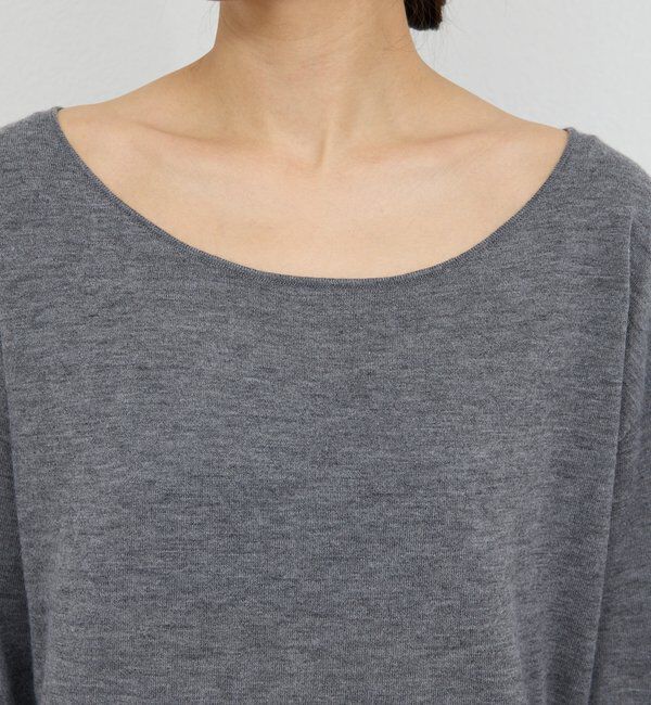  「【手洗い可】メリノウールニットプルオーバー」|ニット・セーター|
