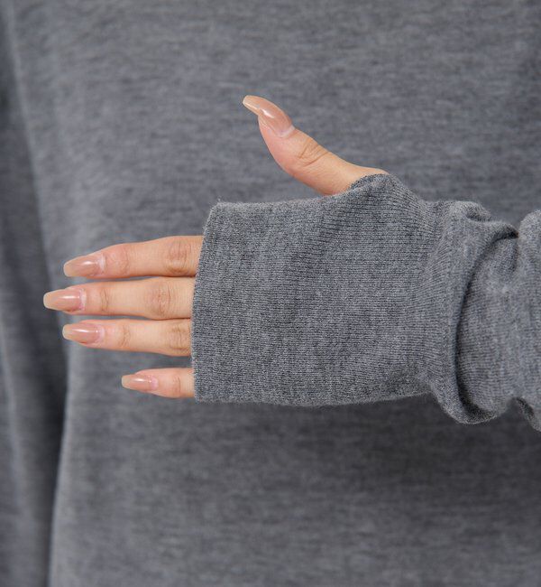  「【手洗い可】メリノウールニットプルオーバー」|ニット・セーター|