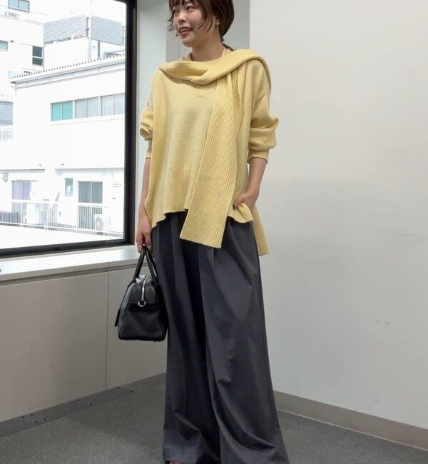  「【脱マンネリニット】【MANAKAコラボ】フードセットニット」|ニット・セーター|