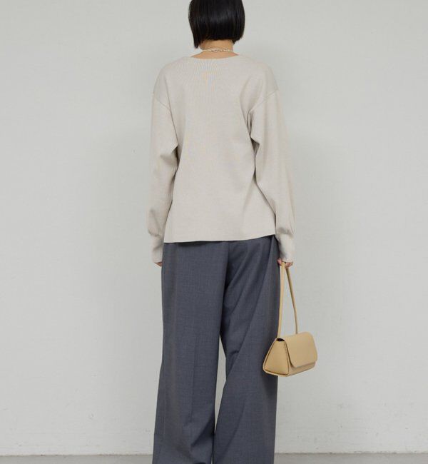  「ビジューVネックカーディガン」|ニット・セーター|