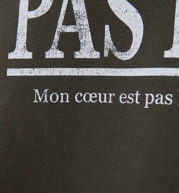  「PASLIEロゴスウェット」|Tシャツ・カットソー|