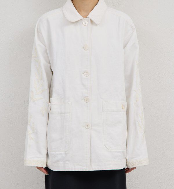  「【Dhritie】エンブロイダリージャケット」|デニムジャケット|