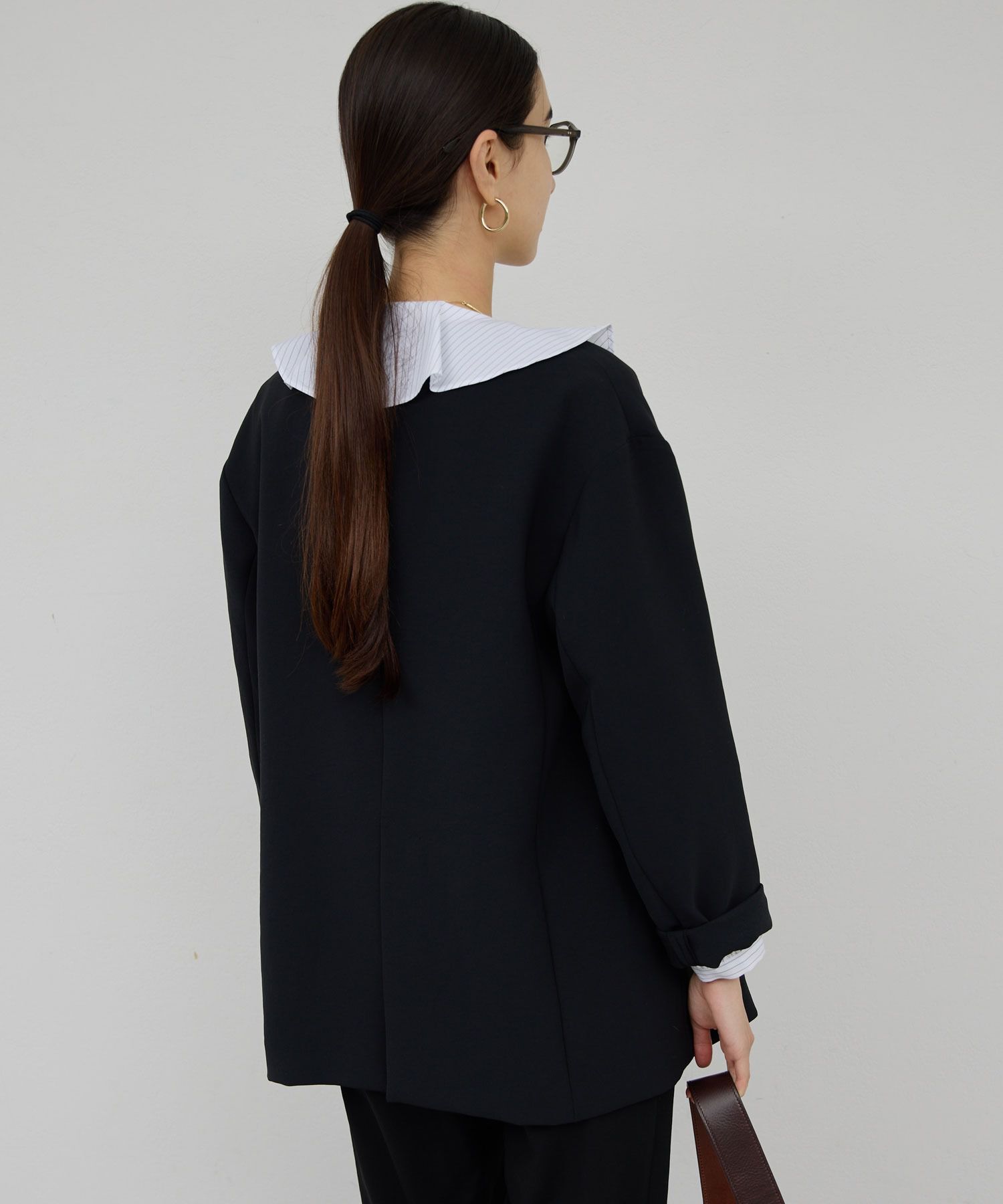  「ジャージーノーカラージャケット」|その他|