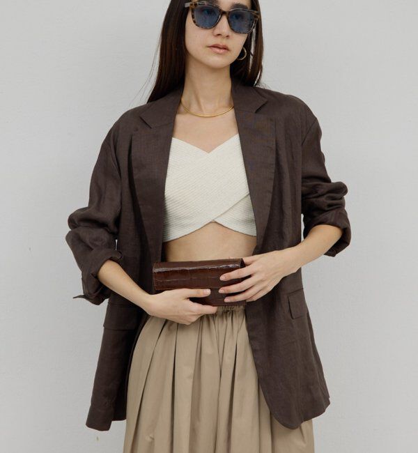  「【セットアップ対応】リネンジャケット」|その他|