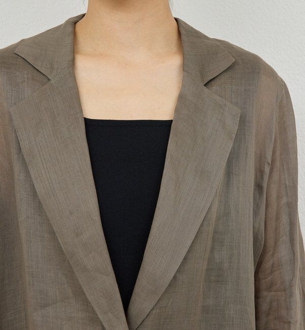  「【セットアップ対応】リネンジャケット」|その他|